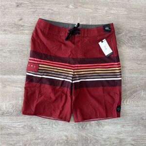 Rip Curl Men's Burgundy Board Shorts Waist 32”